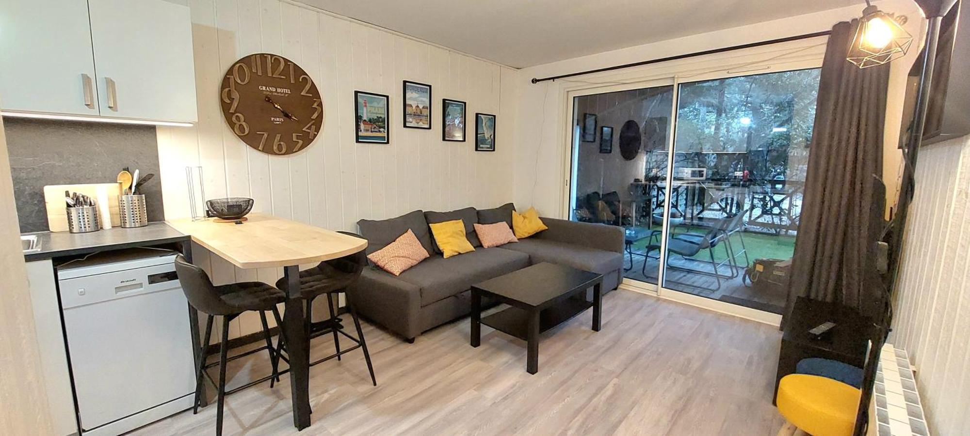 Apartamento Bassin D'Arcachon Ares Charmant T2 Jardin Exterior foto